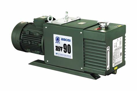 China Baosi BSC vacuum pump dual stage oil rotary vane pump BSV90